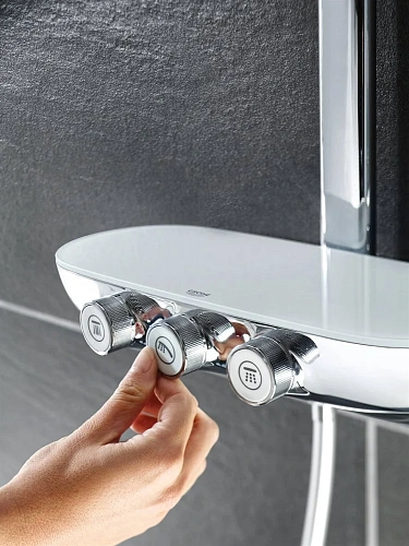 Душевая система GROHE Rainshower SmartControl 360 DUO с термостатическим смесителем для настенного м 26250000 Душевая система GROHE Rainshower SmartControl 360 DUO с термостатическим смесителем для настенного м 26250000