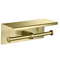 Держатель туалетной бумаги Aquatek Оберон AQ4909BG золото шлифованное Держатель туалетной бумаги Aquatek Оберон AQ4909BG золото шлифованное
