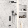 Душевая система Vincea VSFW-431T1RGM встраиваемая, термостатический, 3 режима, вороненая сталь Душевая система Vincea VSFW-431T1RGM встраиваемая, термостатический, 3 режима, вороненая сталь