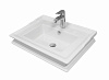 Картинка анонса товара «раковина sanita luxe ampir 65 wb.fn/ampir/65-n/wht.g/s1»