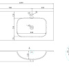 Раковина Vincea Elise VCB-4EL120MW-R, Corian правая, белый матовый Раковина Vincea Elise VCB-4EL120MW-R, Corian правая, белый матовый