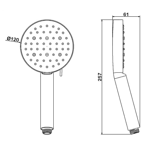 Душевая лейка Swedbe Hermes 5118B Душевая лейка Swedbe Hermes 5118B