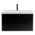 Тумба под раковину BelBagno MARINO-1000-2C-SO-NL-P подвесная 1000x450 Nero Lucido Тумба под раковину BelBagno MARINO-1000-2C-SO-NL-P подвесная 1000x450 Nero Lucido