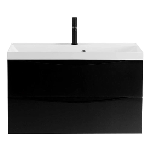 Тумба под раковину BelBagno MARINO-1000-2C-SO-NL-P подвесная 1000x450 Nero Lucido Тумба под раковину BelBagno MARINO-1000-2C-SO-NL-P подвесная 1000x450 Nero Lucido