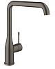 Картинка анонса товара «смеситель для кухни grohe essence new, l-излив, тёмный графит матовый (30269al0)»