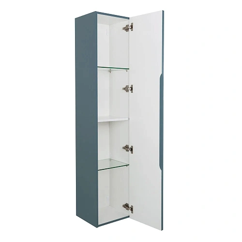 Шкаф-пенал BelBagno UNO-1600-1A-SC-AO 330x300x1600мм, голубой матовый Шкаф-пенал BelBagno UNO-1600-1A-SC-AO 330x300x1600мм, голубой матовый