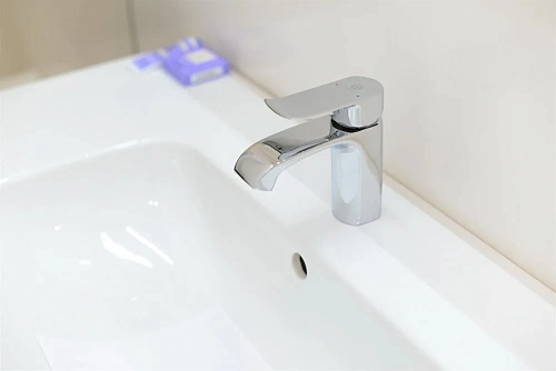 Смеситель для раковины STWORKI Бурос BU-01cr , однорычажный, латунь, российский, с аэратором 549883 Смеситель для раковины STWORKI Бурос BU-01cr , однорычажный, латунь, российский, с аэратором 549883