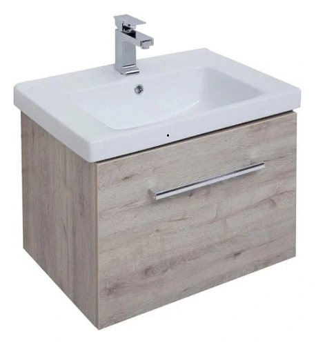 Тумба под раковину DREJA BIG INN, 80 см, подвесная, 1 ящик + выдвижной внутренний ящик, дуб кантри 7 77.0204D Тумба под раковину DREJA BIG INN, 80 см, подвесная, 1 ящик + выдвижной внутренний ящик, дуб кантри 7 77.0204D