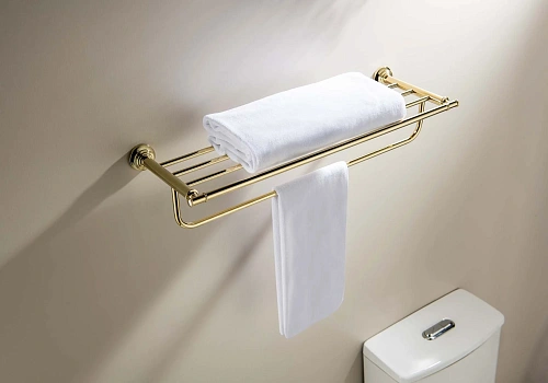 Полотенцедержатель Aquatek КЛАССИК AQ4515PG золото полированное Полотенцедержатель Aquatek КЛАССИК AQ4515PG золото полированное