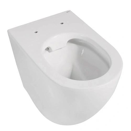 Унитаз приставной ABBER Bequem AC1111 белый, безободковый с крышкой микролифт Унитаз приставной ABBER Bequem AC1111 белый, безободковый с крышкой микролифт