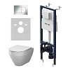 Комплект инсталляции AM.PM Spirit V2.0 IS130251.701900 MasterFit с клавишей S хром с унитазом Spirit V2.0 Aquaspin Комплект инсталляции AM.PM Spirit V2.0 IS130251.701900 MasterFit с клавишей S хром с унитазом Spirit V2.0 Aquaspin