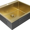 Кухонная мойка Paulmark KRONER-EDGE 59, PM775951-BG, брашированное золото, 590х510мм Кухонная мойка Paulmark KRONER-EDGE 59, PM775951-BG, брашированное золото, 590х510мм