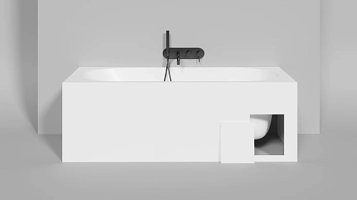 Ванна из искусственного камня Salini ORNELLA 160х70 покраска по RAL полностью 102326MF S-Stone Ванна из искусственного камня Salini ORNELLA 160х70 покраска по RAL полностью 102326MF S-Stone