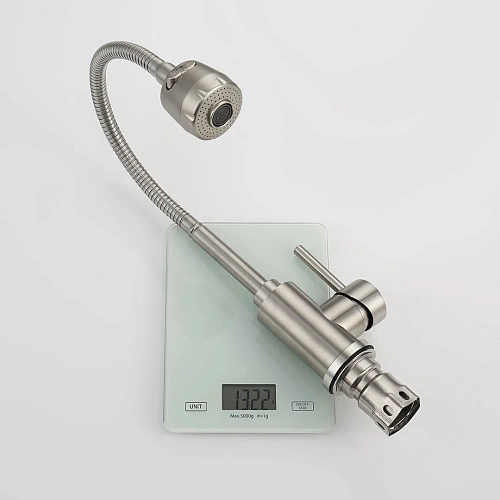 Смеситель для кухни Splenka S201.47.05 с гибким изливом, сатин Смеситель для кухни Splenka S201.47.05 с гибким изливом, сатин