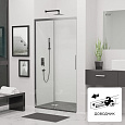 Детальная картинка товара «душевая дверь rgw leipzig le-12 1500 мм easy clean хром 34121215-11»