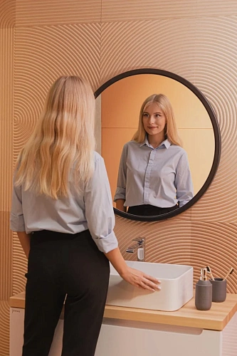 Зеркало SILVER MIRRORS D770 без подсветки, рама пластик Манхэттен-лофт (ФР-00002429) Зеркало SILVER MIRRORS D770 без подсветки, рама пластик Манхэттен-лофт (ФР-00002429)