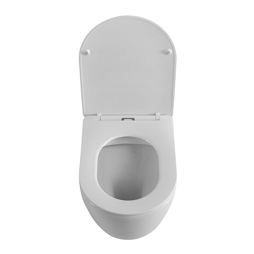 Унитаз приставной BelBagno BB2141CBR/SC безободковый c сиденьем Унитаз приставной BelBagno BB2141CBR/SC безободковый c сиденьем