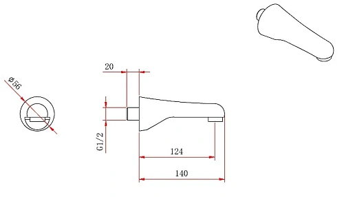 Душевая система BERGES VENTAS 3S, хром 073005 Душевая система BERGES VENTAS 3S, хром 073005