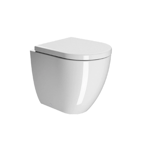 Унитаз приставной GSI PURA безободковый Swirlflush белый (882011) без сиденья Унитаз приставной GSI PURA безободковый Swirlflush белый (882011) без сиденья