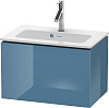 Картинка анонса товара «тумба под раковину duravit l-cube lc615604747 подвесная 62 см каменно-синий глянцевый»