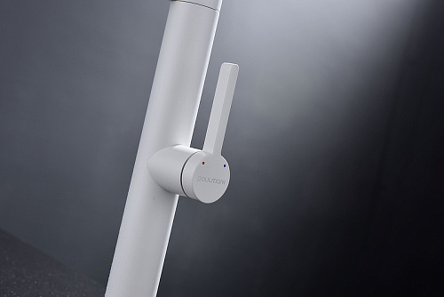 Смеситель для кухни Paulmark LEADER белый матовый Le214101-WH Смеситель для кухни Paulmark LEADER белый матовый Le214101-WH