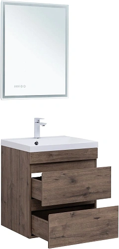 Тумба с раковиной Aquanet Нота new 58 00335875 дуб веллингтон табак Тумба с раковиной Aquanet Нота new 58 00335875 дуб веллингтон табак