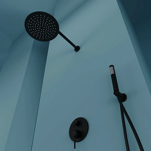 Душевая система Sancos Select SC3003MB встраиваемый, черный матовый Душевая система Sancos Select SC3003MB встраиваемый, черный матовый
