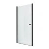 Душевая дверь NEW TRENDY NEW SOLEO BLACK одинарные 100x195 D-0212A (черный)