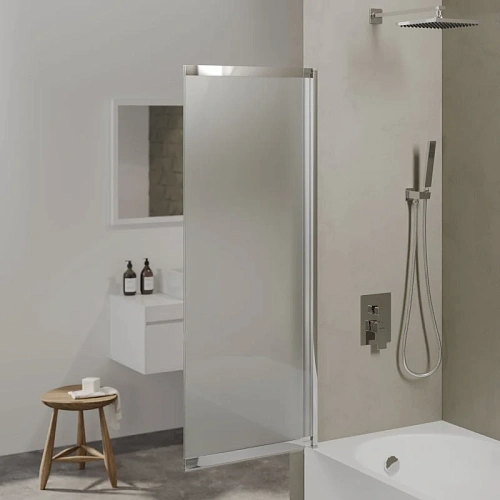 Шторка на ванну BERGES RIVER S Slider 980 матовое стекло 065021 Шторка на ванну BERGES RIVER S Slider 980 матовое стекло 065021