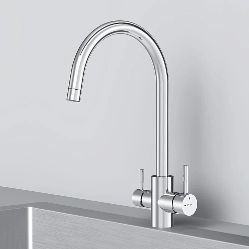 Смеситель для кухни AM.PM X-Joy S F85B07700 с каналом для питьевой воды, хром Смеситель для кухни AM.PM X-Joy S F85B07700 с каналом для питьевой воды, хром