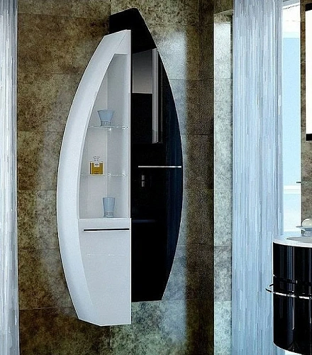 Шкаф-пенал De Aqua Эскалада RS0 L белый 00167340 Шкаф-пенал De Aqua Эскалада RS0 L белый 00167340