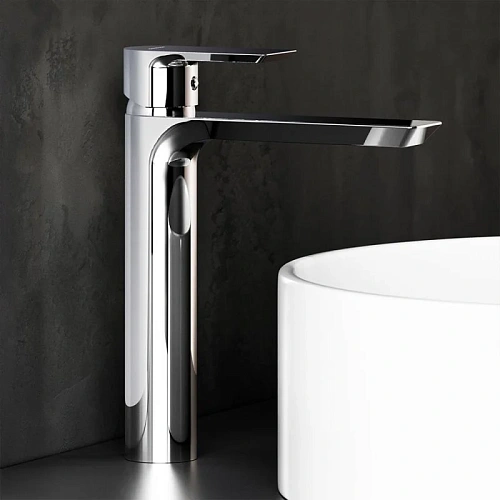 Смеситель для раковины Damixa Apollo 470250000 высокий, хром Смеситель для раковины Damixa Apollo 470250000 высокий, хром