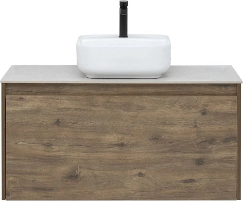 Тумба под раковину Aquanet Nova Lite 100 дуб рустикальный (1 ящик) 00249520 Тумба под раковину Aquanet Nova Lite 100 дуб рустикальный (1 ящик) 00249520