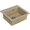 Кухонная мойка Aquaton Линеа 58 1A733032LW220 из литого мрамора, песочный Кухонная мойка Aquaton Линеа 58 1A733032LW220 из литого мрамора, песочный