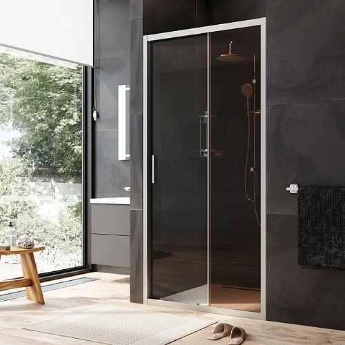 Душевая дверь AM.PM Gem W90G-100-1-195MBr 100х195, стекло бронзовое, профиль хром матовый Душевая дверь AM.PM Gem W90G-100-1-195MBr 100х195, стекло бронзовое, профиль хром матовый