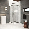 Душевой уголок Vegas-glass ZA Protec 70 11 01 700x700 мм, профиль оружейная сталь, стекло прозрачное Душевой уголок Vegas-glass ZA Protec 70 11 01 700x700 мм, профиль оружейная сталь, стекло прозрачное
