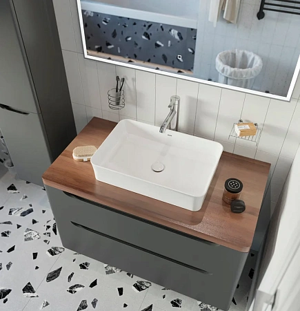 Раковина BOCCHI Sottile 1476-001-0125 глянцевая белая Раковина BOCCHI Sottile 1476-001-0125 глянцевая белая