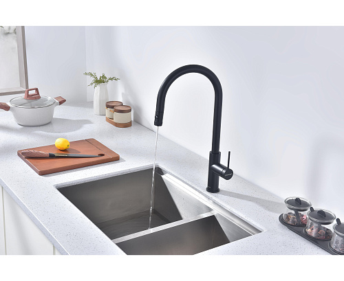 Смеситель для кухни Paulmark Galant антрацит Ga213077-AN Смеситель для кухни Paulmark Galant антрацит Ga213077-AN