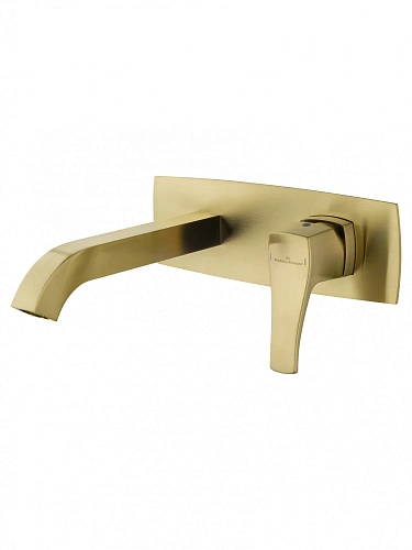 Смеситель для раковины Wonzon & Woghand FLEX встраиваемый, брашированное золото (WW-88869072-BG) Смеситель для раковины Wonzon & Woghand FLEX встраиваемый, брашированное золото (WW-88869072-BG)