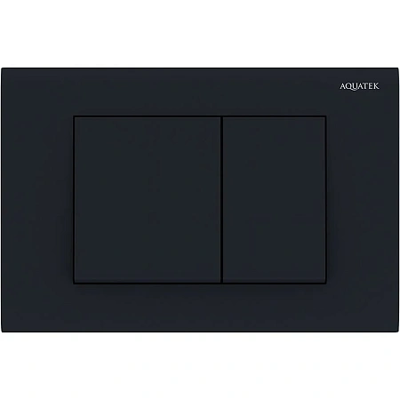 Клавиша смыва Aquatek черная матовая (клавиши квадрат) KDI-0000012 Клавиша смыва Aquatek черная матовая (клавиши квадрат) KDI-0000012