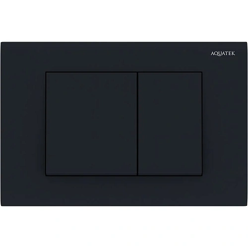 Клавиша смыва Aquatek черная матовая (клавиши квадрат) KDI-0000012 Клавиша смыва Aquatek черная матовая (клавиши квадрат) KDI-0000012