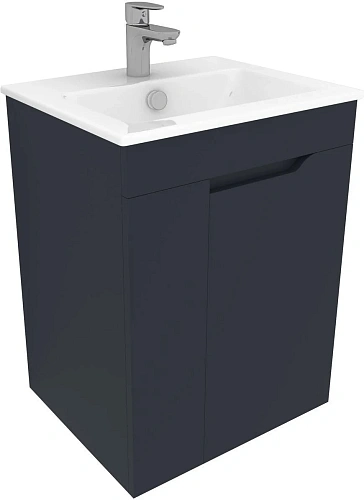 Тумба под раковину Aquanet Практика 50 маренго 00330452 напольная/подвесная Тумба под раковину Aquanet Практика 50 маренго 00330452 напольная/подвесная