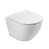 Унитаз подвесной BelBagno SFERA-TOR BB046CH-TOR/BB2111SC безободковый с сиденьем