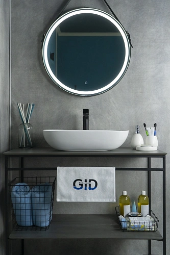 Раковина Gid N9234 51133 накладная белая 56x39x12.5 Раковина Gid N9234 51133 накладная белая 56x39x12.5