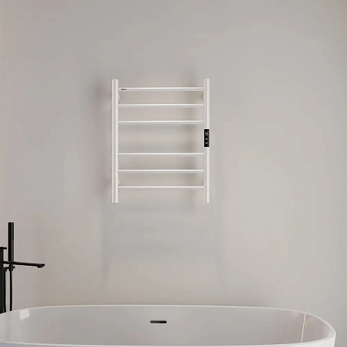 Полотенцесушитель электрический ABBER Standard AH4606MW белый матовый Полотенцесушитель электрический ABBER Standard AH4606MW белый матовый