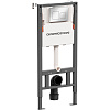 Картинка анонса товара «инсталляция для унитаза ceramica nova balance cn121002ch с кнопкой смыва square хром глянцевый»