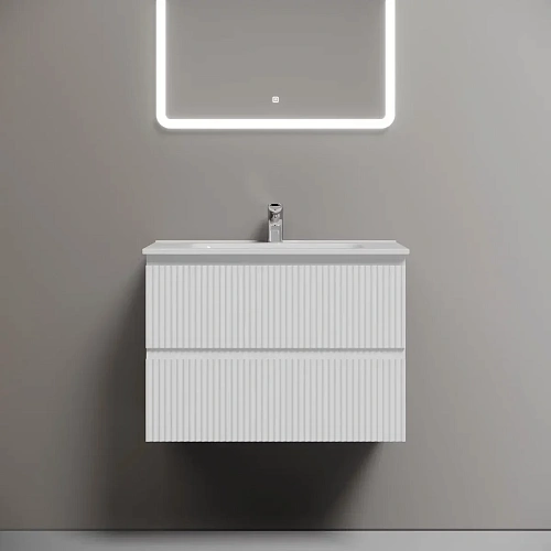 Тумба под раковину Sancos Snob R SNR70W 690х445х500 Bianco, подвесная Тумба под раковину Sancos Snob R SNR70W 690х445х500 Bianco, подвесная