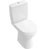 Чаша напольного унитаза Villeroy &amp; Boch O.Novo 5689R001 (5689 R0 01) со скрытым ободом, укороченная