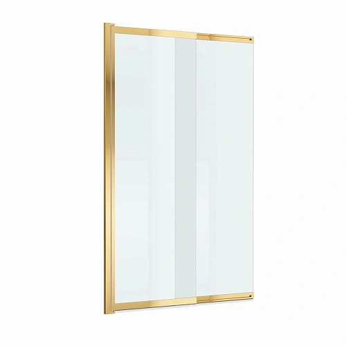 Шторка на ванну BelBagno LUCE-VF-11-100/145-C-ORO 100 см, профиль золото, стекло прозрачное Шторка на ванну BelBagno LUCE-VF-11-100/145-C-ORO 100 см, профиль золото, стекло прозрачное