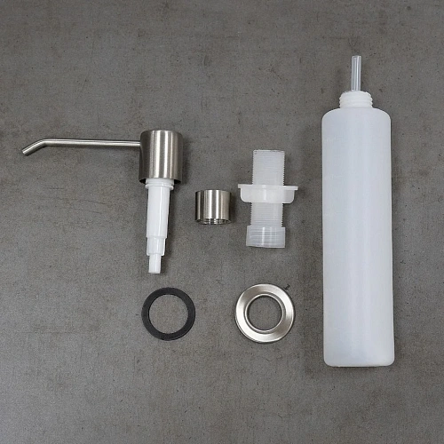 дозатор жидкого мыла Lemark LM8201S, врезной, сталь дозатор жидкого мыла Lemark LM8201S, врезной, сталь